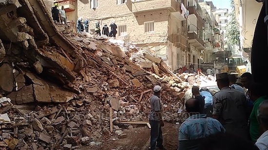 Building collapse in Alexandria leaves 3 dead, 1 injured