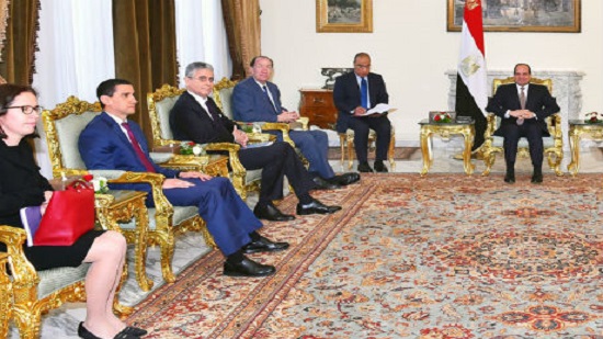 Egypts Sisi meets with new World Bank Head Malpass in Cairo