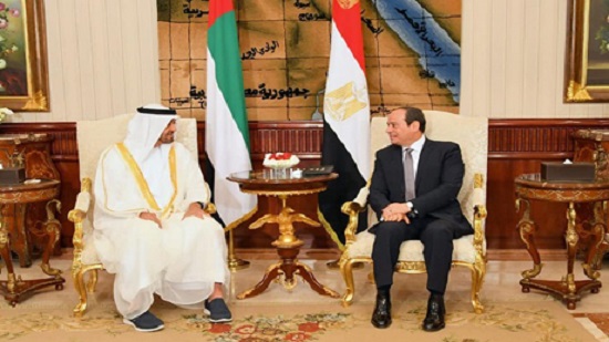 Sisi, Bin Zayed discuss recent developments in Gulf region