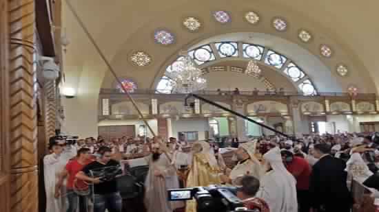 Pope inaugurates the Church of the Virgin in Sadat City