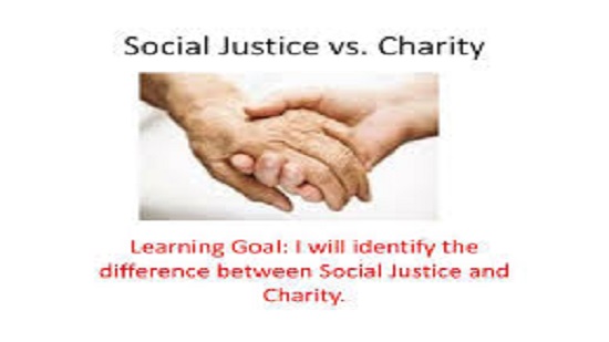 Charity and social justice