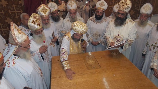 Bishop of Mit Ghamr inaugurates the Church of St. Mina and Pope Cyril