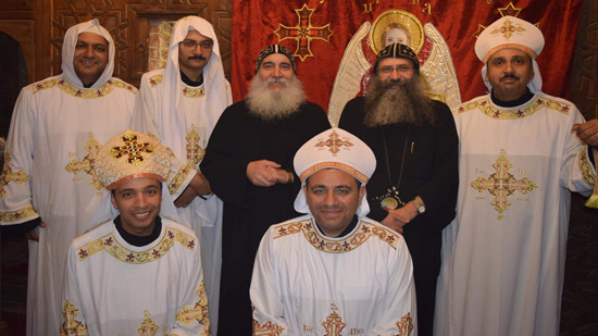 Bishops of Beni Suef and Muharraq in the Church of the Fortress