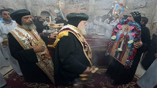 Copts of Sohag celebrate the feast of St. Shenouda in his monastery