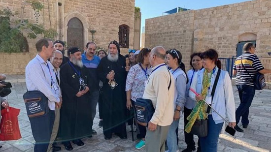 Bishop of Qena visits Holy Places in Jerusalem 