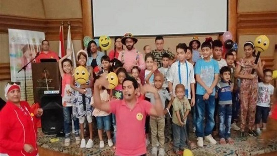 Joy team organizes entertainment shows for children of 57357 cancer hospital   