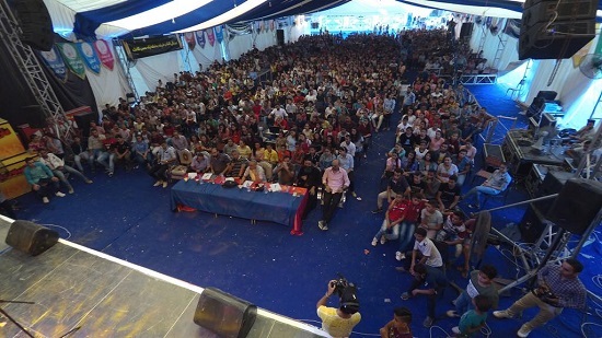 26000 people attend the carnival in his image in Qusiya