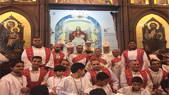 New deacons ordained at the Church of St. George in Mansheyet Al-Sadr 