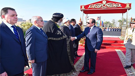 Pope Tawadros participates in celebrations of October victory anniversary 
