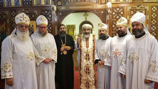 Bishop of Port Said inaugurates holy vessels of St. Mina Church