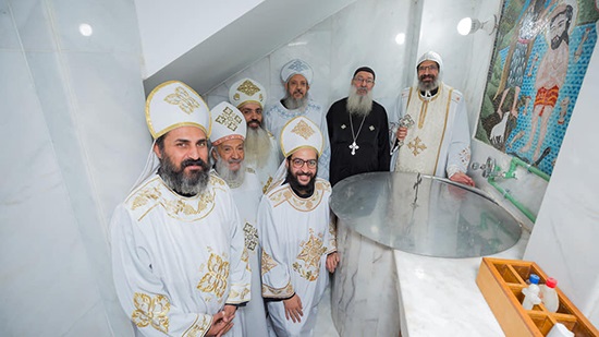 Bishop Angelos inaugurates holy vessels of Baba Dablo Church 