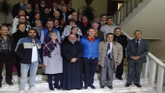 A French church delegation visits the path of the Holy Family in Egypt