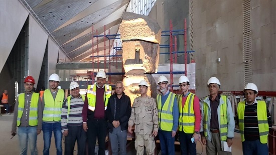 42 heavy artifacts placed at the Egyptian Grand Museum