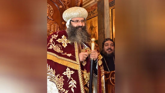 Coptic bishops celebrate the Holy Week in the Monastery of al-Muharraq