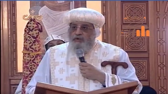 Pope Tawadros celebrates the Mass of the Glorious Ascension Day in Wadil Natroun