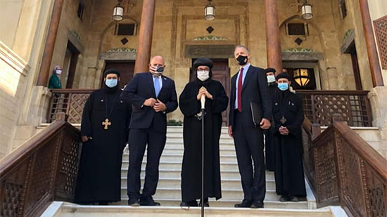An American delegation visits the Hanging Church and the Coptic Museum