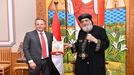Pope Tawadros meets with Ambassador of Denmark

