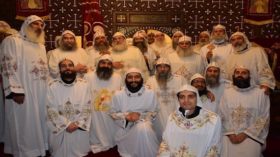 Monks ordained and promoted at al-Muharraq monastery
