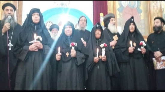 4 new nuns ordained at the Virgin and the martyr Wadmon monastery in Armant
