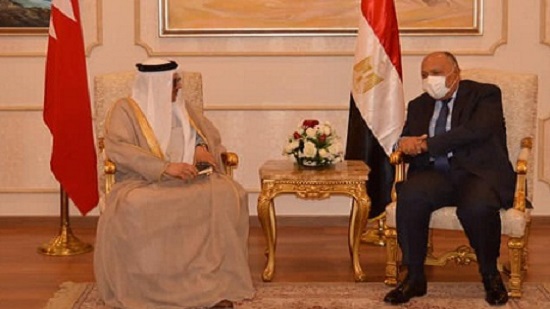 FMs Shoukry, Al-Zayani criticise Qatari interception of 2 Bahraini vessels