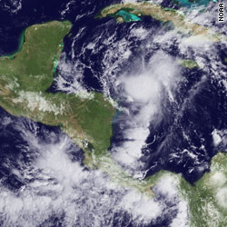 Hurricane Richard makes landfall in Belize
