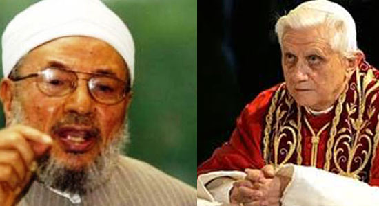 European press: Qaradawi demands the Pope to apologize to Muslims 