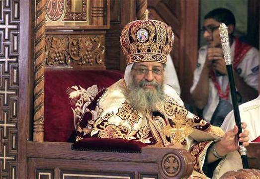 Coptic pope suggests church-building law to ease tensions
