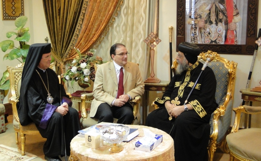 Armenian ambassador to Egypt met patriarch of Coptic Orthodox Church