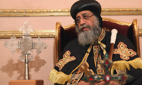Coptic pope urges Egyptians to avoid bloodshed