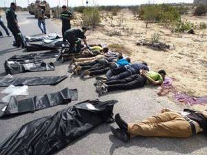 25 Soldiers executed in Sinai