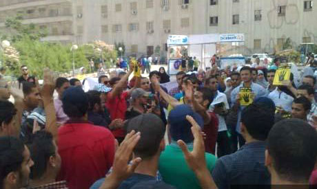 Islamist students protest against Al-Azhar University violence